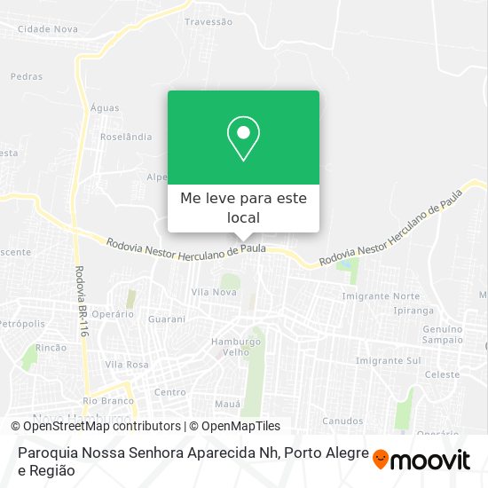 Paroquia Nossa Senhora Aparecida Nh mapa