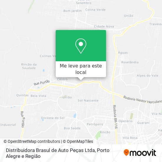 Distribuidora Brasul de Auto Peças Ltda mapa