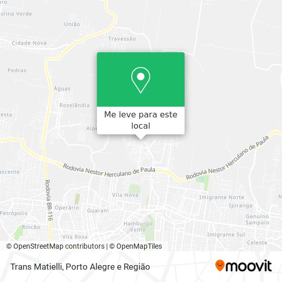 Trans Matielli mapa