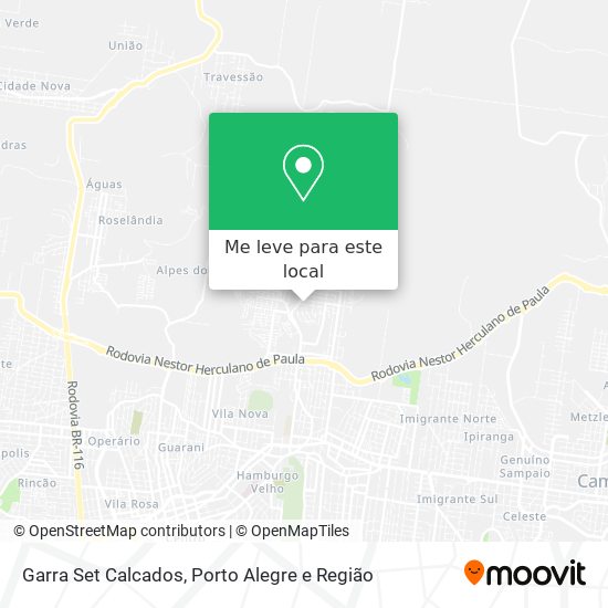 Garra Set Calcados mapa