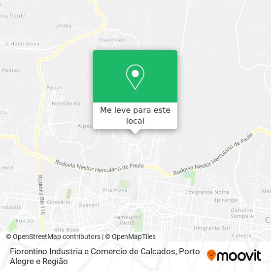Fiorentino Industria e Comercio de Calcados mapa
