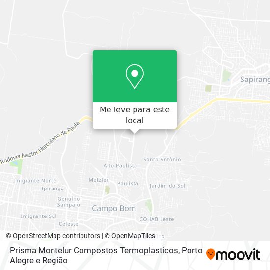 Prisma Montelur Compostos Termoplasticos mapa