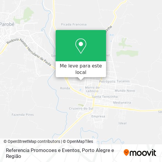 Referencia Promocoes e Eventos mapa