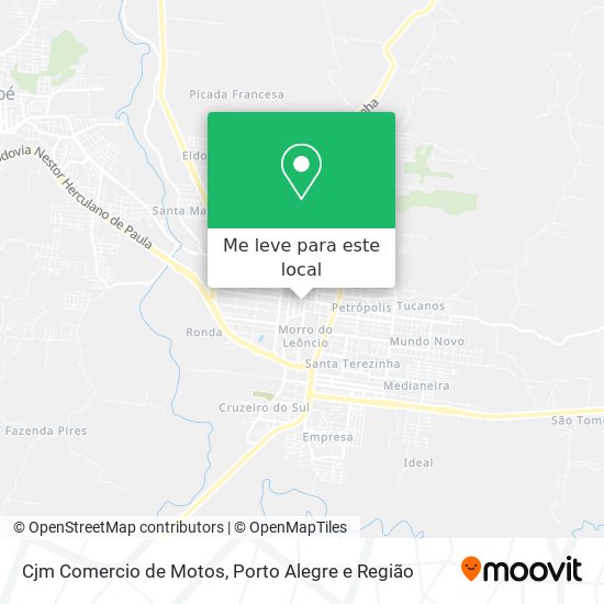 Cjm Comercio de Motos mapa