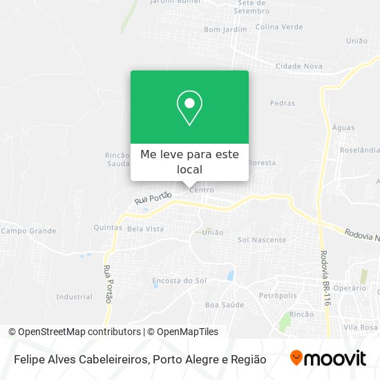 Felipe Alves Cabeleireiros mapa