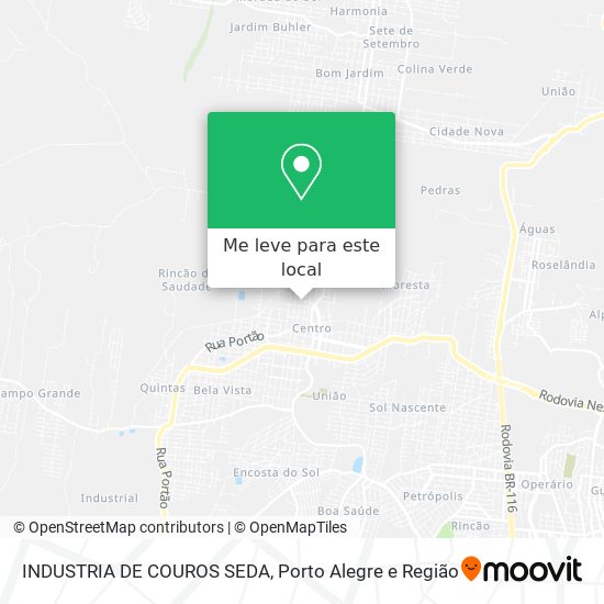 INDUSTRIA DE COUROS SEDA mapa