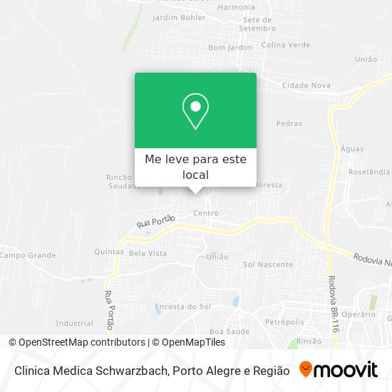 Clinica Medica Schwarzbach mapa