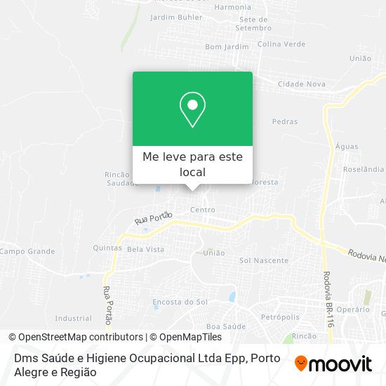 Dms Saúde e Higiene Ocupacional Ltda Epp mapa