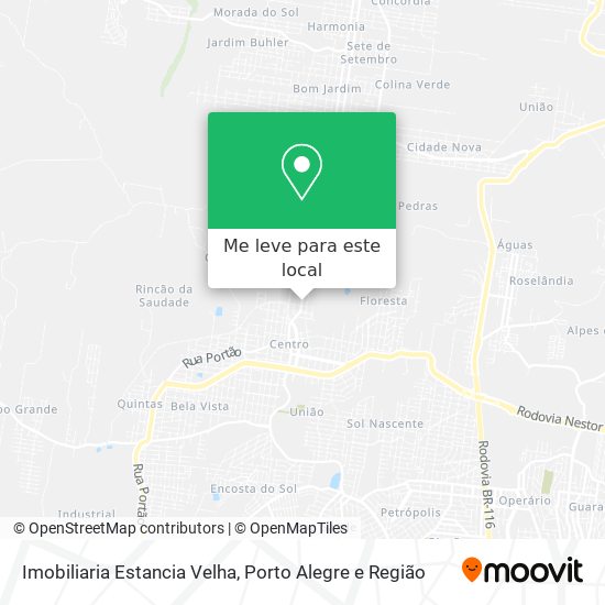 Imobiliaria Estancia Velha mapa