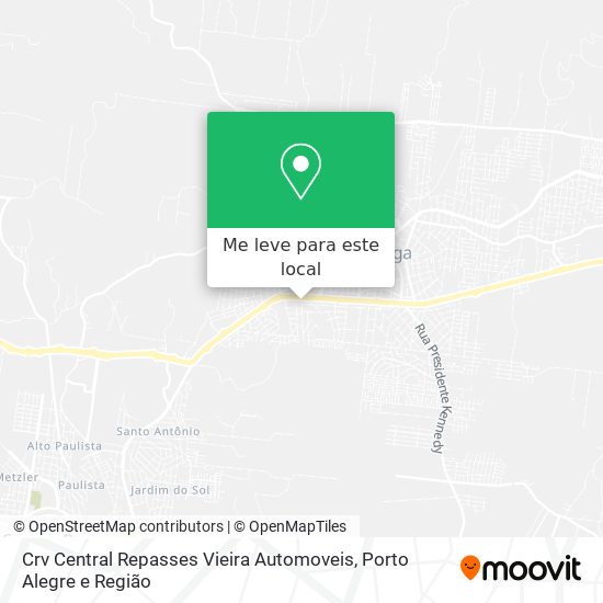 Crv Central Repasses Vieira Automoveis mapa