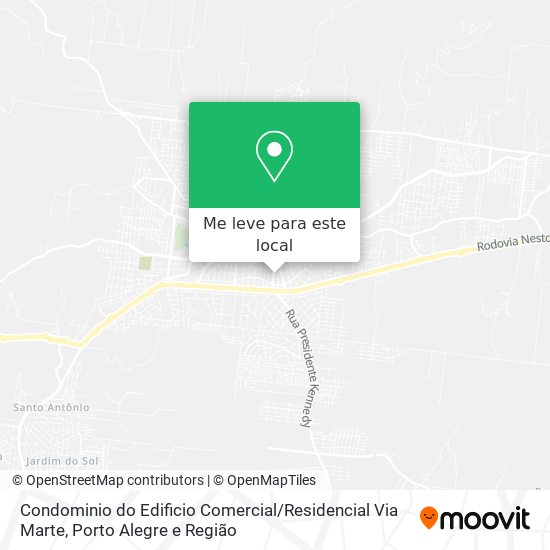 Condominio do Edificio Comercial / Residencial Via Marte mapa
