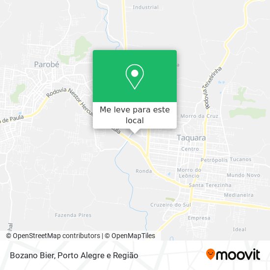 Bozano Bier mapa