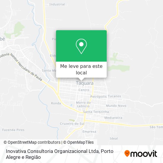 Inovativa Consultoria Organizacional Ltda mapa