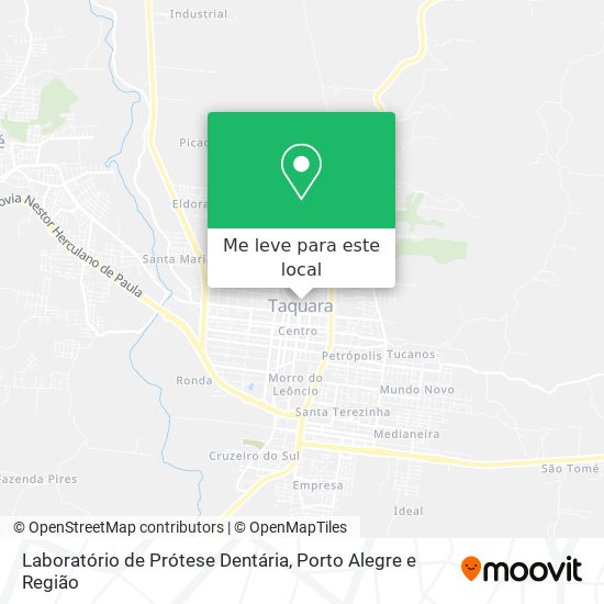 Laboratório de Prótese Dentária mapa