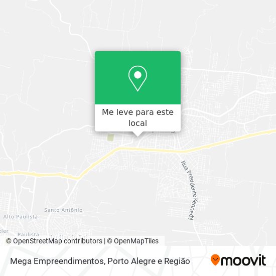 Mega Empreendimentos mapa