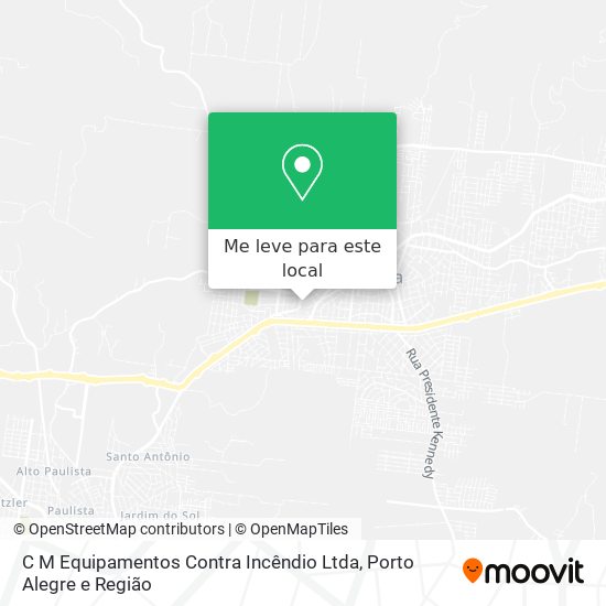 C M Equipamentos Contra Incêndio Ltda mapa