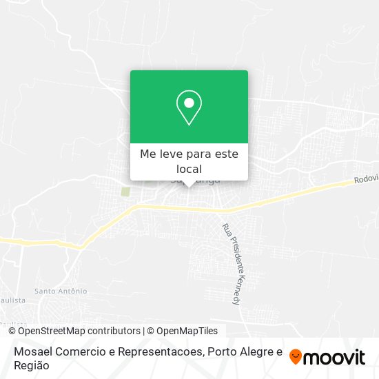 Mosael Comercio e Representacoes mapa