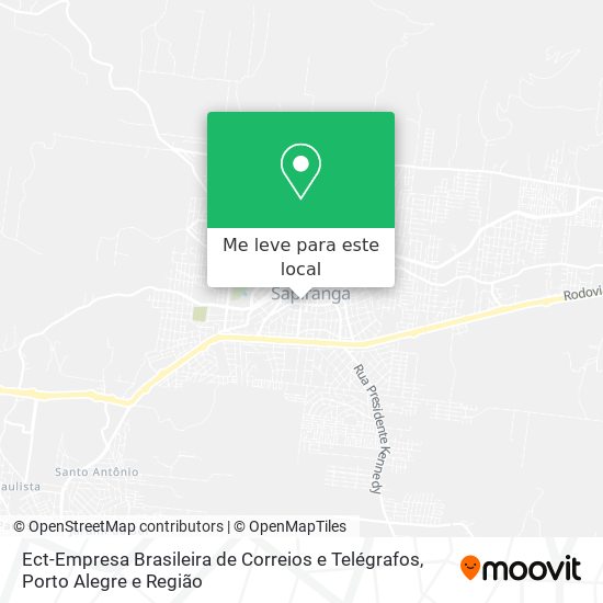 Ect-Empresa Brasileira de Correios e Telégrafos mapa