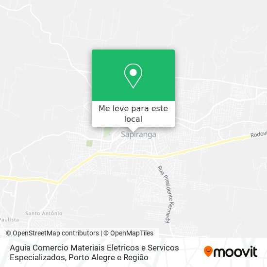 Aguia Comercio Materiais Eletricos e Servicos Especializados mapa