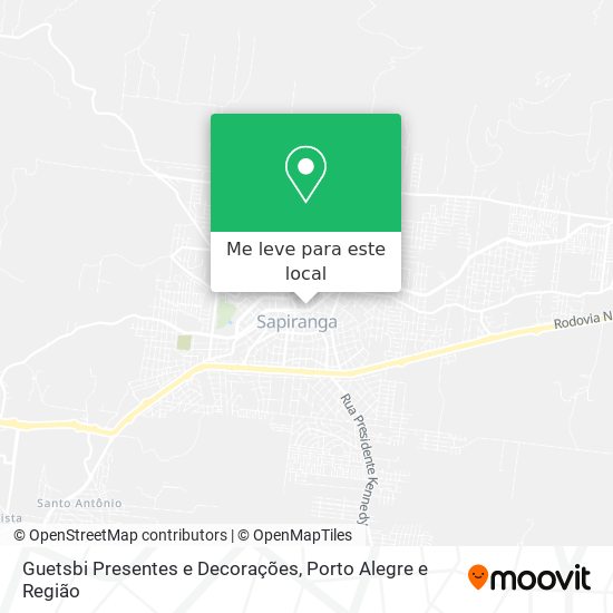 Guetsbi Presentes e Decorações mapa