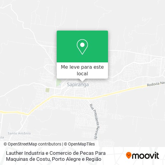 Lauther Industria e Comercio de Pecas Para Maquinas de Costu mapa