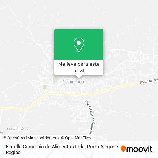 Fiorella Comércio de Alimentos Ltda mapa