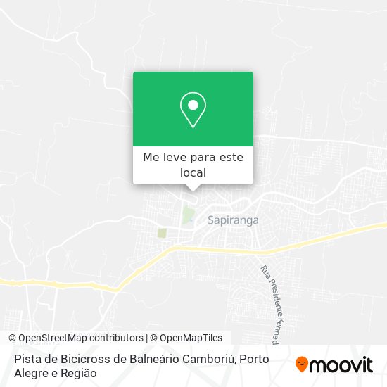 Pista de Bicicross de Balneário Camboriú mapa