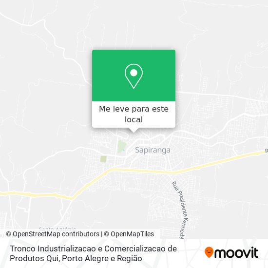 Tronco Industrializacao e Comercializacao de Produtos Qui mapa