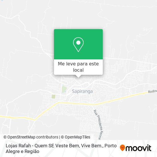 Lojas Rafah - Quem SE Veste Bem, Vive Bem. mapa