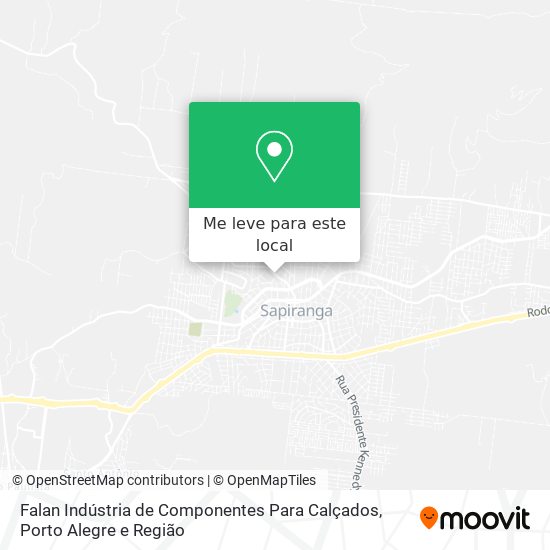 Falan Indústria de Componentes Para Calçados mapa