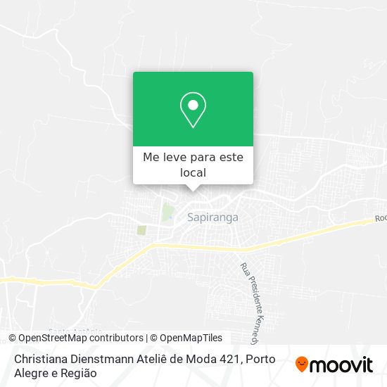 Christiana Dienstmann Ateliê de Moda 421 mapa