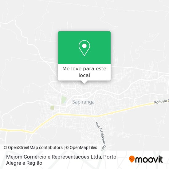 Mejom Comércio e Representacoes Ltda mapa