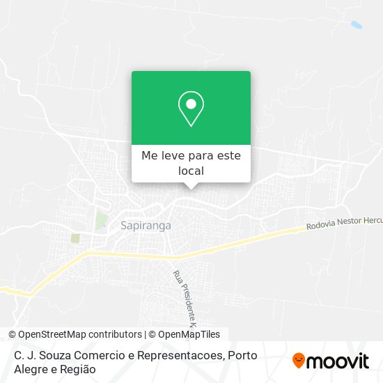 C. J. Souza Comercio e Representacoes mapa