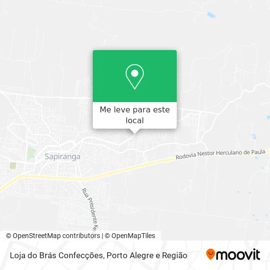 Loja do Brás Confecções mapa