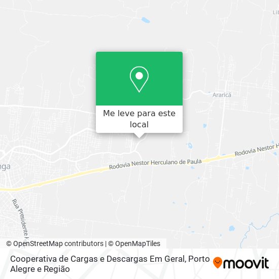 Cooperativa de Cargas e Descargas Em Geral mapa