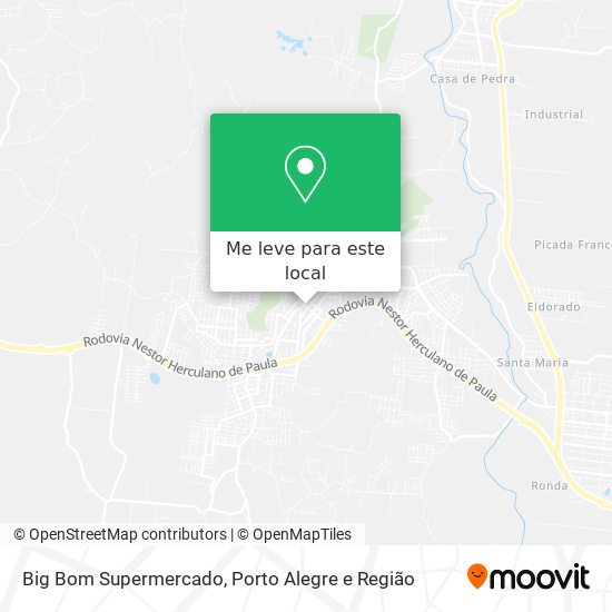 Big Bom Supermercado mapa