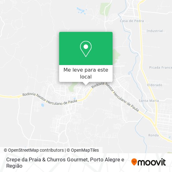 Crepe da Praia & Churros Gourmet mapa