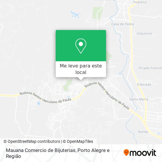 Mauana Comercio de Bijuterias mapa