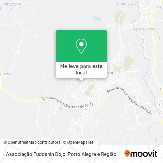 Associação Fudoshin Dojo mapa