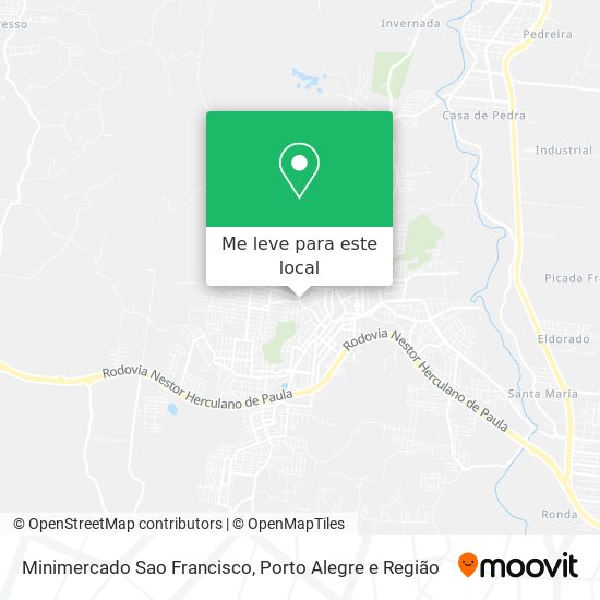 Minimercado Sao Francisco mapa