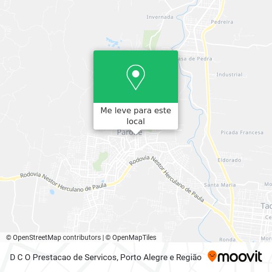 D C O Prestacao de Servicos mapa