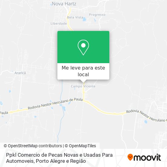Ppkl Comercio de Pecas Novas e Usadas Para Automoveis mapa