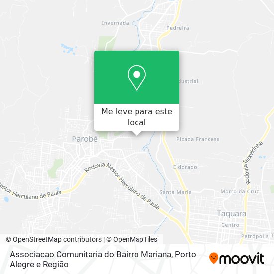 Associacao Comunitaria do Bairro Mariana mapa