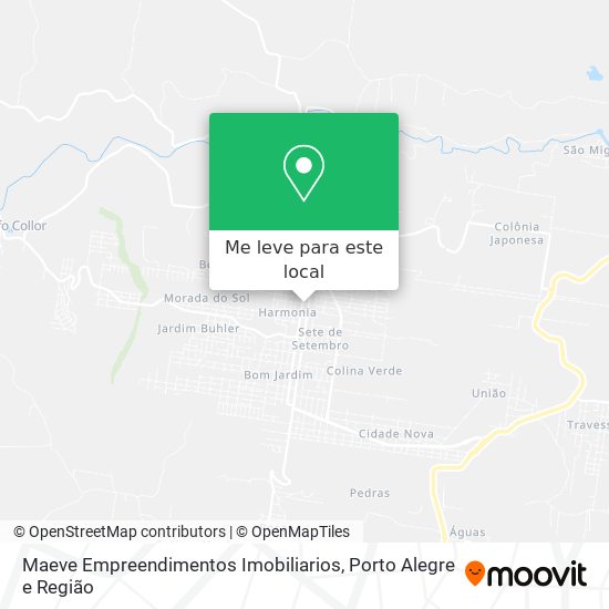 Maeve Empreendimentos Imobiliarios mapa