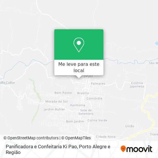 Panificadora e Confeitaria Ki Pao mapa