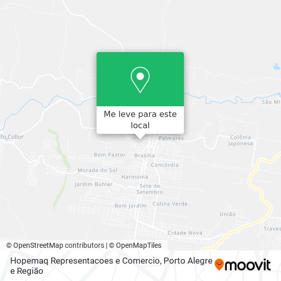 Hopemaq Representacoes e Comercio mapa