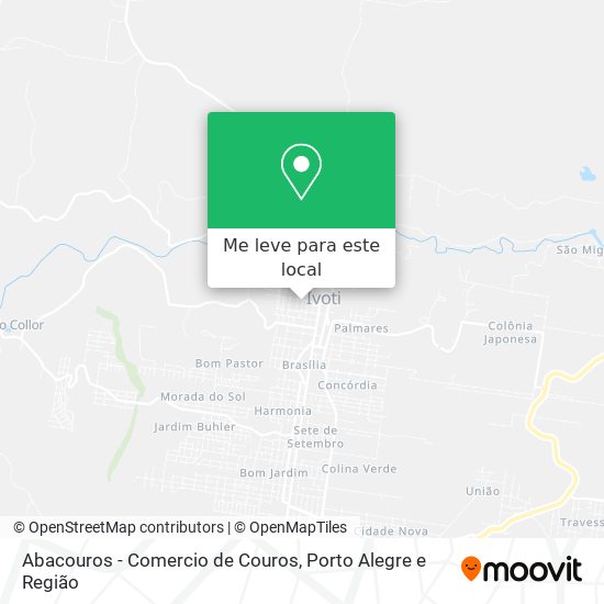 Abacouros - Comercio de Couros mapa