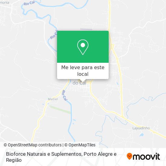 Bioforce Naturais e Suplementos mapa
