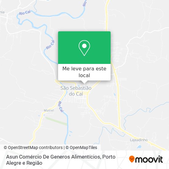 Asun Comércio De Generos Alimentícios mapa