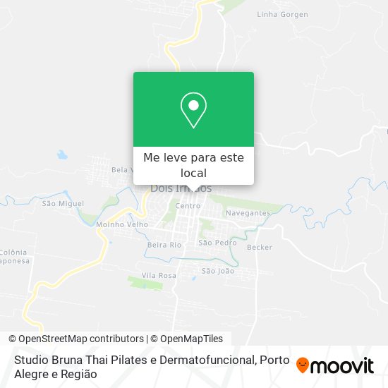 Studio Bruna Thai Pilates e Dermatofuncional mapa